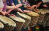 Percussieworkshop bij de buren