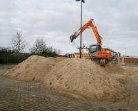 12 kuub zand besteld